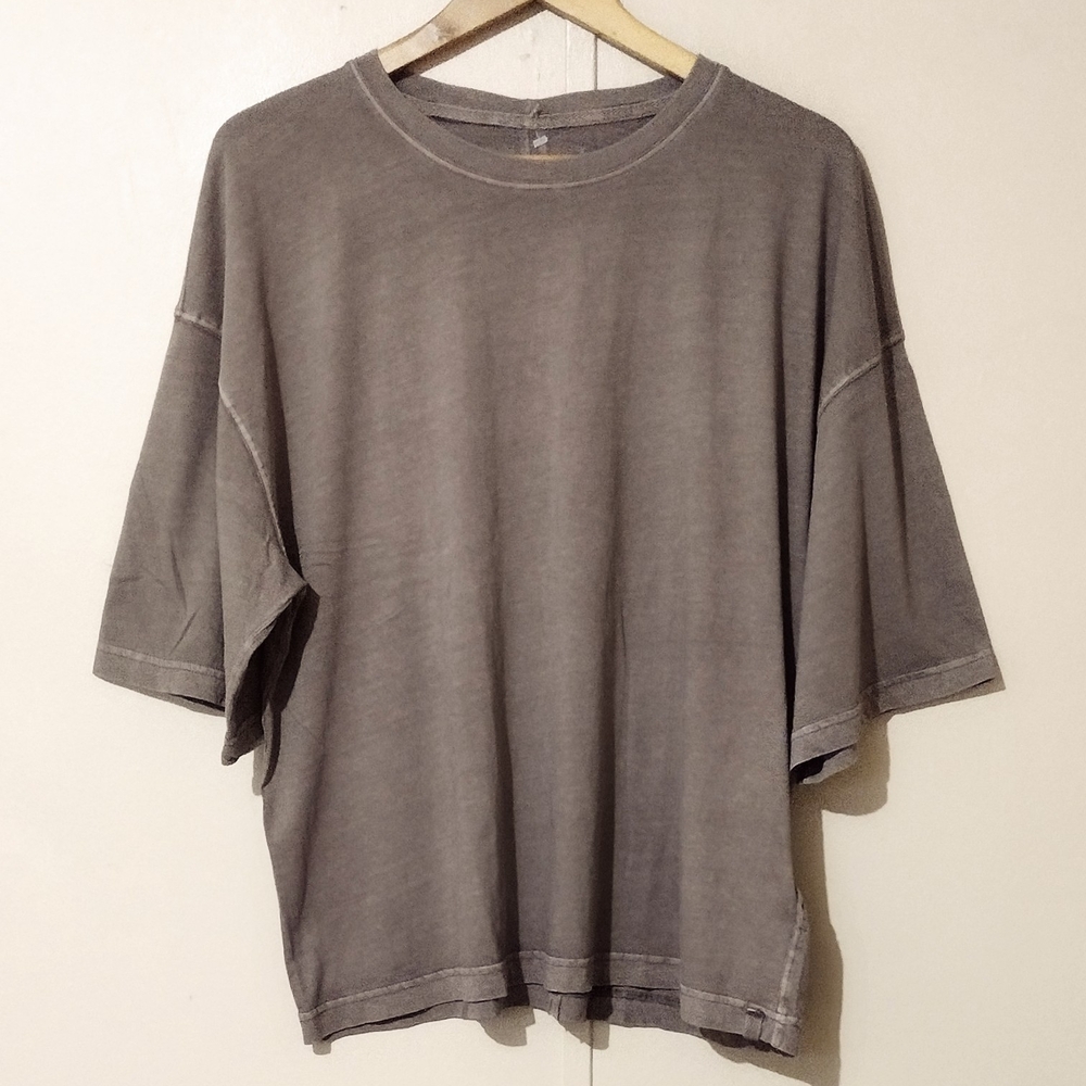 **NWOTS** FP X We The Free Perfect Oversized Tee In Dusted Cocoa. Size M. - Picture 2 of 10